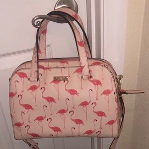 Kate Spade flamingo print handbag